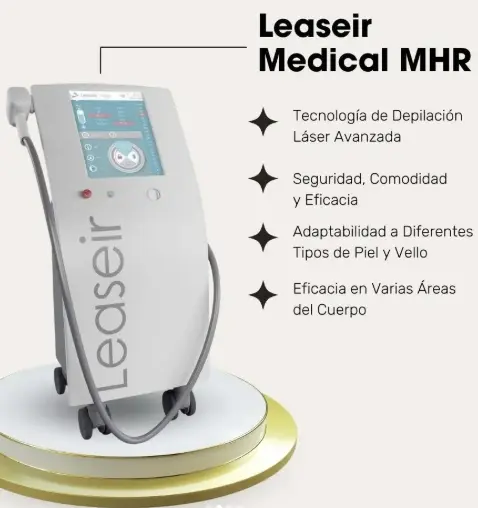 Imagen de Leaseir MHR y sus beneficios, máquina de depilación láser utlizada en Luxury Beauty Estética Avanzada en Vilanova i la Geltrú