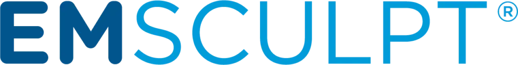 Logotipo EMSCULPT, es un tratamiento no invasivo que utiliza energía electromagnética focalizada (HIFEM) para generar contracciones musculares supramáximas equivalentes a miles de repeticiones en una sola sesión, lo que resulta en un aumento del tono y la masa muscular al mismo tiempo que se reduce la grasa localizada, tecnologia utlizada en centro Luxury Beauty Estética en Vilanova i la Geltrú